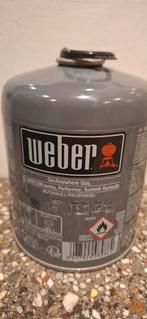 Weber bbq gasflesje, Ophalen of Verzenden, Zo goed als nieuw