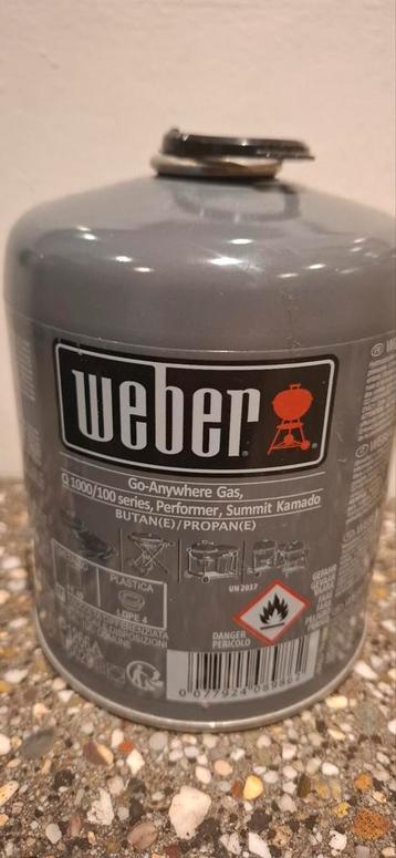 Weber bbq gasflesje  beschikbaar voor biedingen