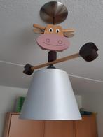 kinderkamer plafondlamp koe/ kinderkamer, incl kap, Ophalen of Verzenden, Zo goed als nieuw, Lamp
