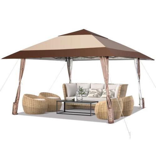 COSTWAY 3 x 3  paviljoen NIEUW, Tuin en Terras, Partytenten, Nieuw, Paviljoen, Minder dan 5 meter, Minder dan 4 meter, Ophalen