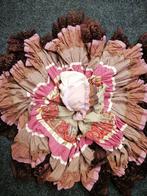 Hele mooie rok met veel ruches 360 graden stof zgan 34/36, Carnaval, Ophalen of Verzenden, Kleding, Maat 36 (S)