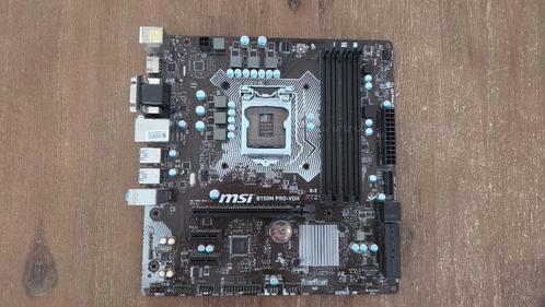 MSI B150M PRO-VDH Moederbord, Computers en Software, Moederborden, Gebruikt, Intel, DDR4, Verzenden