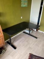BEKANT hoekbureau Ikea - zwart, Huis en Inrichting, Bureaus, Ophalen, Zo goed als nieuw