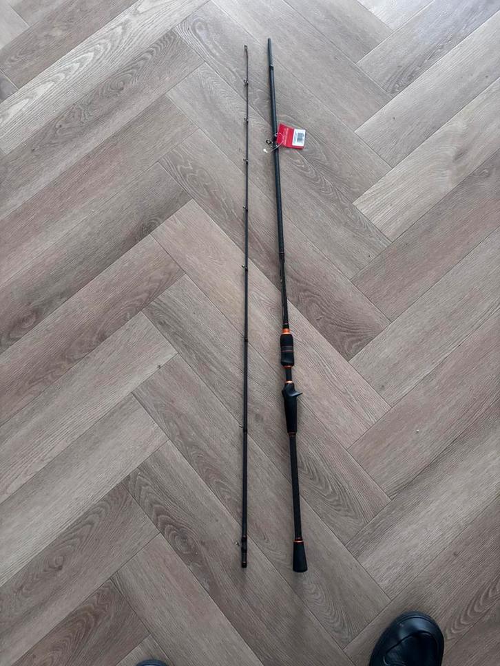 Reel setje, Watersport en Boten, Hengelsport | Roofvissen, Nieuw, Complete set, Ophalen of Verzenden