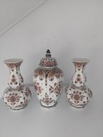 Kaststel golda brown handpainted middelste is Gemberpot, Antiek en Kunst, Ophalen of Verzenden