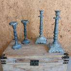 ijzeren kandelaars €22,50 per set!! Versturen kan, Ophalen, Gebruikt, Metaal