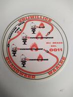 Sticker.  Vrijwillige Brandweer Waalre., Verzamelen, Stickers, Ophalen of Verzenden, Zo goed als nieuw