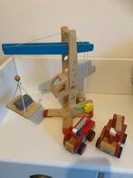 Houten Speelgoed: Kraan, Auto's & Bumba, Ophalen of Verzenden, Gebruikt