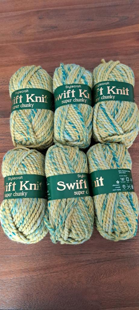 Stylecraft DK Swift Knit Super Chunky  6 bollen, Hobby en Vrije tijd, Breien en Haken, Nieuw, Breien of Haken, Wol of Garen, Ophalen of Verzenden