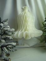 Witte uitvouwbare papieren kerstklok vintage, Ophalen of Verzenden, Gebruikt