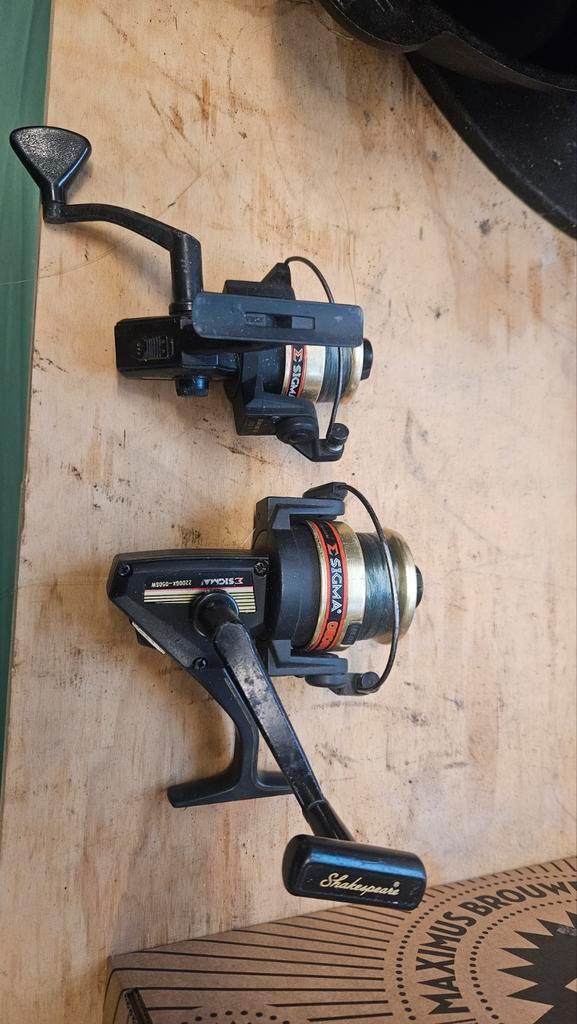2x Sigma Molens - 035 & 050, Watersport en Boten, Hengelsport | Karpervissen, Gebruikt, Molen, Ophalen of Verzenden