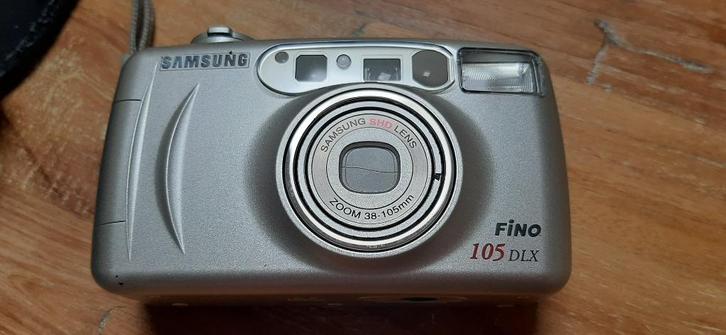 Vintage Samsung Fino 105 DLX, Audio, Tv en Foto, Fotocamera's Analoog, Gebruikt, Compact, Samsung, Ophalen