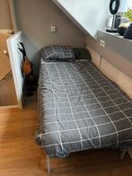 Opklapbaar bed, Huis en Inrichting, Eenpersoons, 80 cm, Metaal, 190 cm of minder