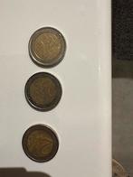 3 stuks 2 euromunten 2002 met sfbeelding Dante, Postzegels en Munten, Munten | Europa | Euromunten, Ophalen, Overige landen, 2 euro