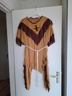 Indianen kostuum heren carnaval/themafeest, Kleding | Heren, Ophalen of Verzenden, Zo goed als nieuw, Maat 48/50 (M), Carnaval