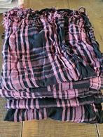 Pakket nieuwe roze/zwart geruite sjaals, Ophalen of Verzenden, Nieuw, Sjaal