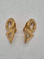 Vintage Gouden Oorclips, Verzenden, Gebruikt, Goud, Hangers