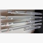 Alu 'luxaflex' wit 3x B120 (H140/160) jaloezieën lamellen b6, Ophalen, 100 tot 150 cm, Zo goed als nieuw, Wit