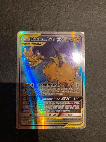 Raichu & Alolan Raichu GX - 221/236 beschikbaar voor biedingen