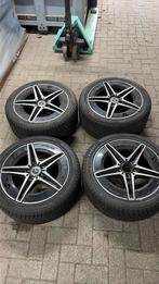 Mercedes C klasse W206 AMG velgen breedset met winterbanden, Auto-onderdelen, Ophalen, 18 inch, Velg(en), Winterbanden