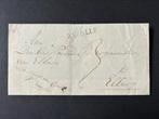 Oude Envelop aan Burgemeester Elburg, 1812, Postzegels en Munten, Brieven en Enveloppen | Nederland, Ophalen of Verzenden