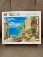 King puzzel (Mediterranean View) 1.000 stukjes, Ophalen of Verzenden, 500 t/m 1500 stukjes, Zo goed als nieuw, Legpuzzel