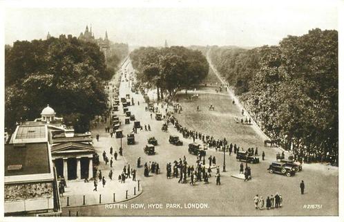 (381-168-049) London Hyde Park, Verzamelen, Ansichtkaarten | Buitenland, Engeland, Verzenden