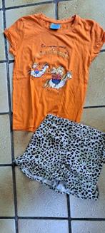 Te koop Meisjes broekje en t shirt, maat 134-140, Meisje, Ophalen of Verzenden, Flo, Overige typen