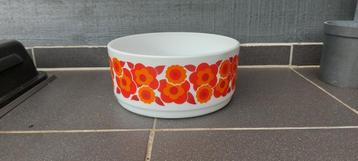 Vintage arcopal schaal decor lotus beschikbaar voor biedingen