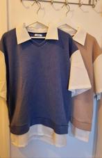 Knitted sweater vest | beige of blauw | Made in Korea, Kleding | Heren, Nieuw, Maat 52/54 (L), Blauw, Ophalen of Verzenden