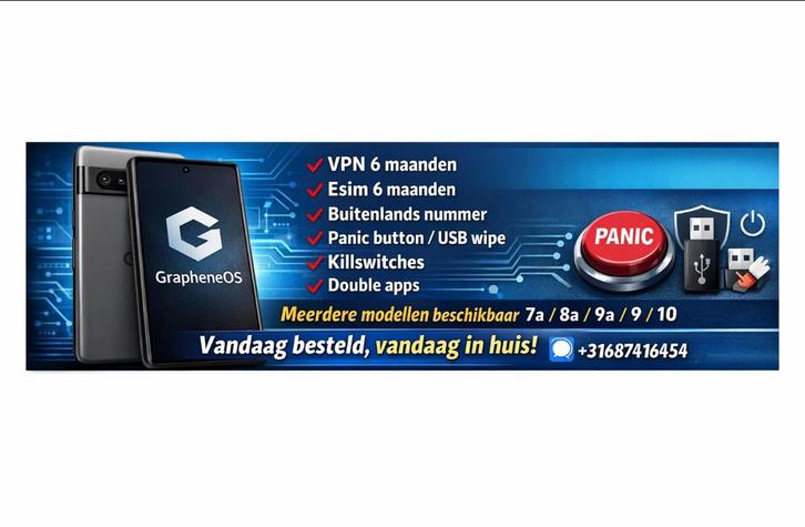 Google Pixel Grapheneos Privacy Phone, Telecommunicatie, Mobiele telefoons | Overige merken, Nieuw, Zonder abonnement, Overige modellen