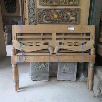 2 zits tuinbank RQ31 teak hout bank tuin GERESERVEERD beschikbaar voor biedingen