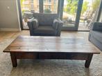 Landelijke salon tafel van oud hout, Ophalen, 50 tot 100 cm, Zo goed als nieuw, Minder dan 50 cm