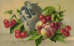 Stilleven Keulse Pot met Fruit, Kersen Perzik (1912) Ansicht, Verzamelen, Ansichtkaarten | Themakaarten, Ophalen of Verzenden