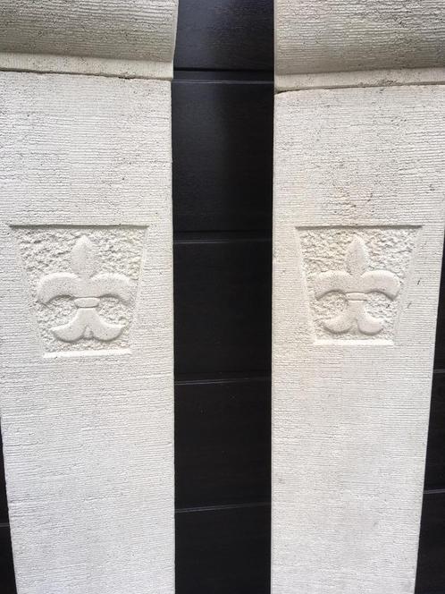 Schouwmantel in Franse steen, Huis en Inrichting, Haarden, Ophalen