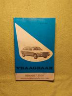 Vraagbaak RENAULT 20 en 30. Olving. Werkplaatshandboek., Boeken, Ophalen of Verzenden, Gelezen, Renault