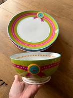 Lief! servies set | 6 dinerborden + schaal, Huis en Inrichting, Keuken | Servies, Ophalen of Verzenden, Zo goed als nieuw, Overige stijlen