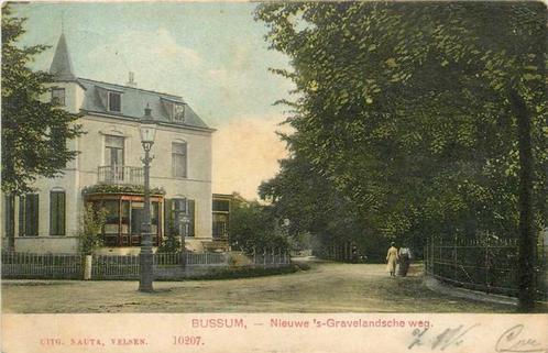 (300-429-053) Bussum Nieuwe s Gravelandsche weg, Verzamelen, Ansichtkaarten | Nederland, Noord-Holland, Verzenden