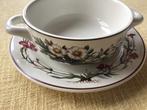 Soepkommen met schotel Villeroy & Boch, design Botanica, Huis en Inrichting, Keuken | Servies, Ophalen, Overige typen, Zo goed als nieuw
