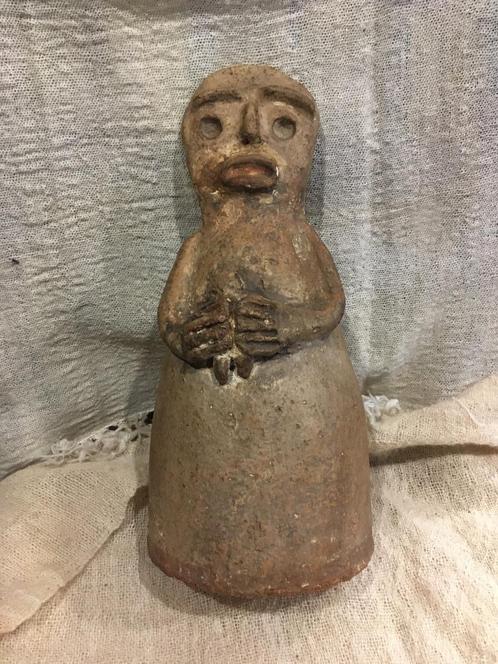 Vrouwelijke Rif aardewerk pop Noord Afrika, Antiek en Kunst, Antiek | Keramiek en Aardewerk, Ophalen of Verzenden