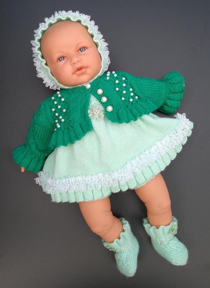 Gebreide baby-kleding, Kinderen en Baby's, Babykleding | Maat 50, Nieuw, Meisje, Setje, Ophalen of Verzenden