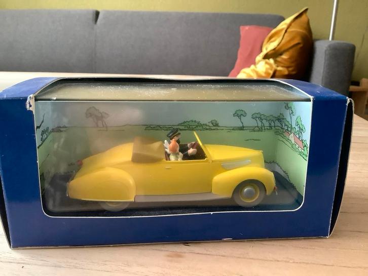 Kuifje Auto - Capitaine Haddock's Cabriolet 1939, Hobby en Vrije tijd, Modelauto's | 1:18, Nieuw, Auto, Overige merken, Ophalen of Verzenden
