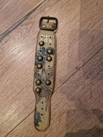 Miami Ink leren armband maat M/L, Ophalen of Verzenden, Zo goed als nieuw, Leer