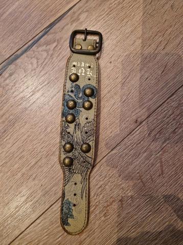 Miami Ink leren armband maat M/L beschikbaar voor biedingen