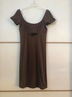Bruine jurk, rug-decolleté, korte mouw, Miss Sixty, maat L, Maat 38/40 (M), Bruin, Miss Sixty, Nieuw