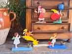 Lotje van 5 originele oude Ertsgebergte Kerstfiguurtjes, Ophalen of Verzenden, Gebruikt