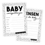 Baby invulkaarten 10x babyshower zwangerschap geboorte feest, Verzenden, Nieuw, Geboorte of Huwelijk