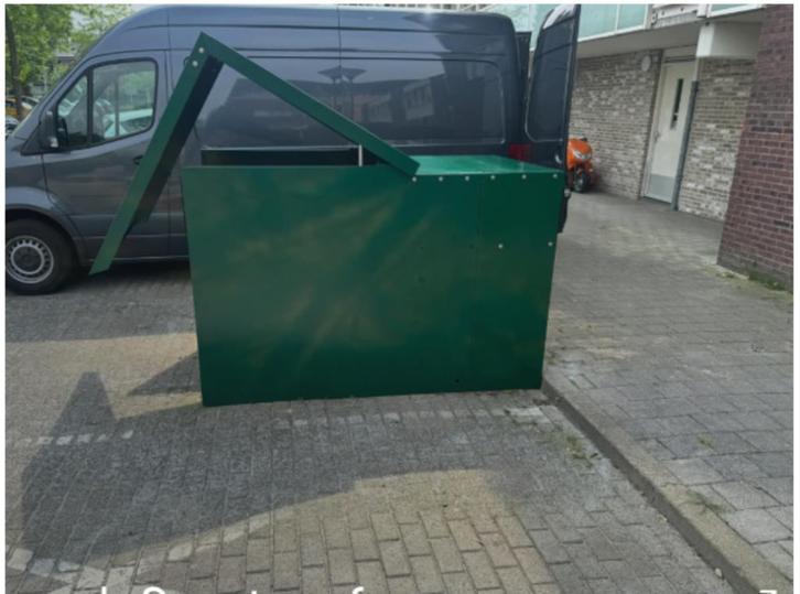 Scootsafe, Scootmobielberging, veilig met afstandsbedieining, Tuin en Terras, Bergingen en Tuinkasten, Zo goed als nieuw, Overige typen