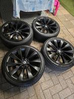 nette set 18 inch velgen te koop 5x112 goede banden, 18 inch, Gebruikt, Banden en Velgen, Ophalen of Verzenden
