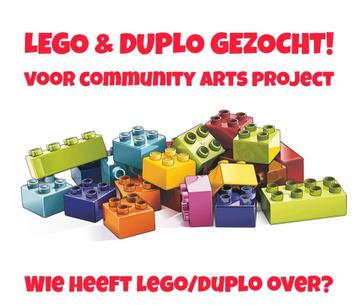 Ivm community art project in Rotterdam. LEGO gezocht. beschikbaar voor biedingen